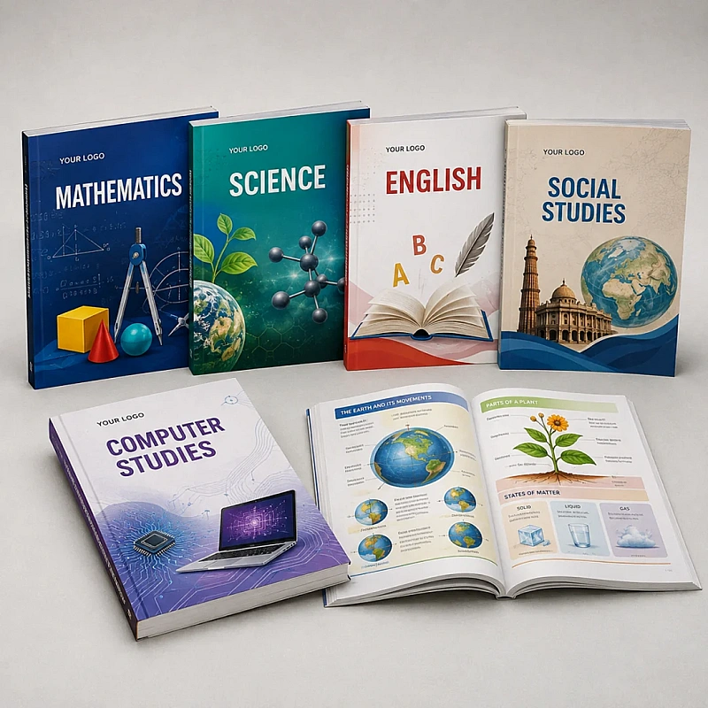Custom book printing produced by Roz Ads