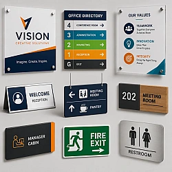 Indoor Signage by Roz Ads
