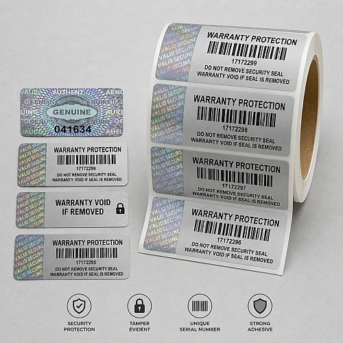 Warranty Wide Sticker