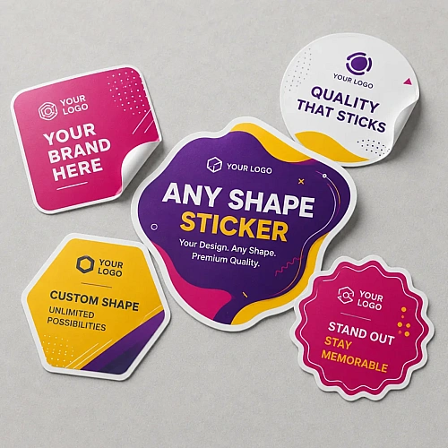 Any Shape Die-Cut Stickers