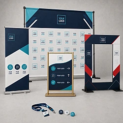 Corporate Event Solutions – custom printed by Roz Ads